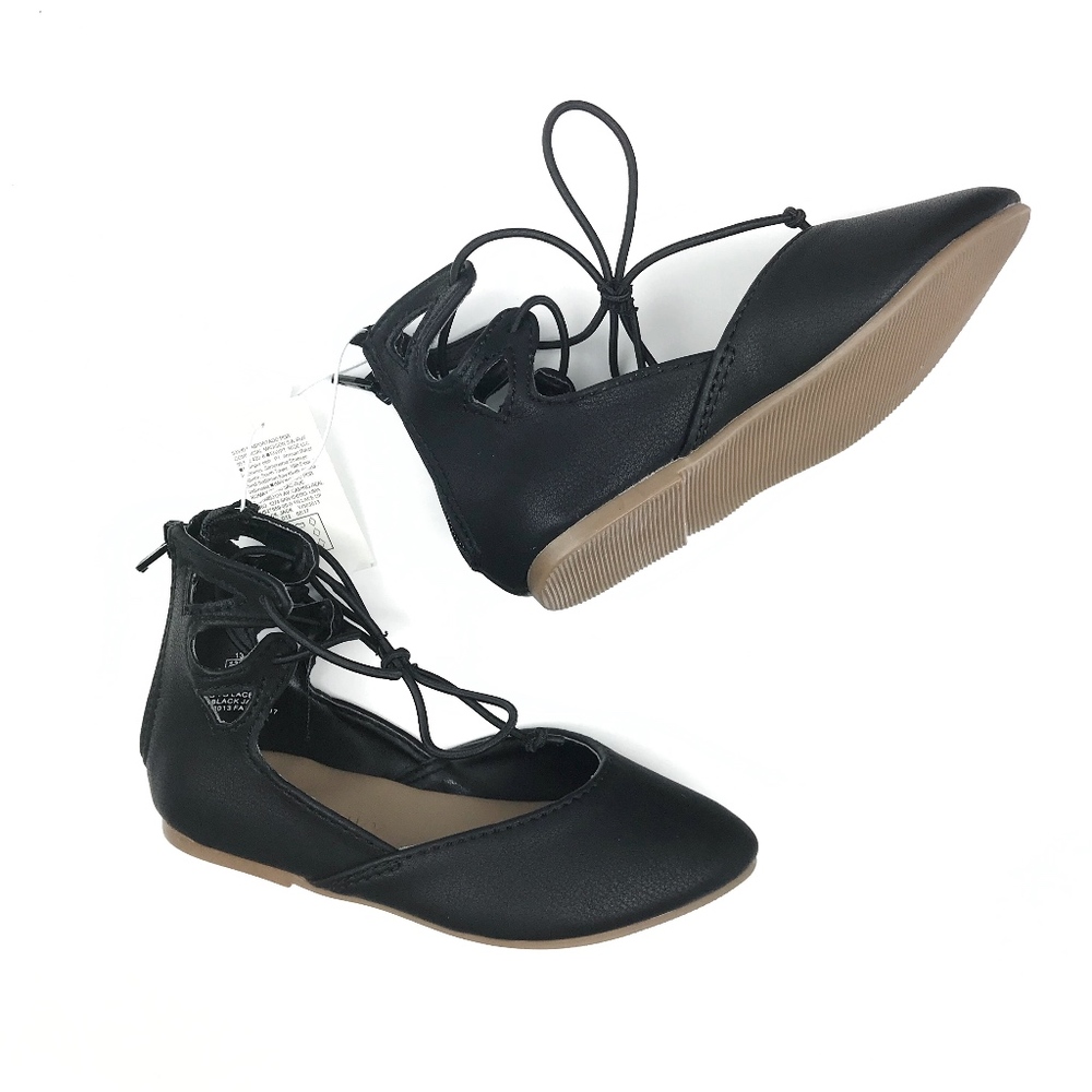 Lace Up Ballet Flats